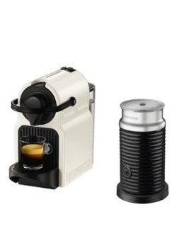 Nespresso Inissia Xn101140 Coffee Machine With Milk Frother By Krups - White